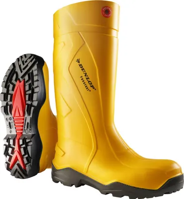 Produktbild von Dunlop Gummistiefel Purofort+ DIN EN ISO 20345 S5 gelb 48