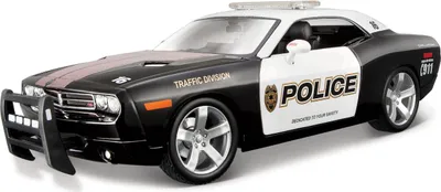 Image de Maisto - Édition spéciale - 2006 Dodge Challenger Concept, noir et blanc, 1:18