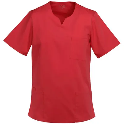 Produktbild von Damen Kasack rot, Gr. M : M : rot : 50% Baumwolle 50% Polyester