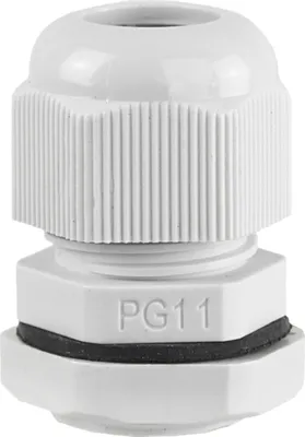 Produktbild von PG 11 Kabelverschraubung mit Gegenmutter 5-10 mm IP68 grau