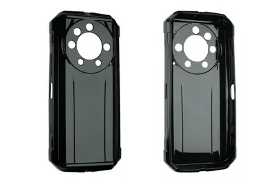 Image de caseroxx Housse de protection TPU compatible avec Doogee S110, étui en caoutchouc pour téléphone portable noir