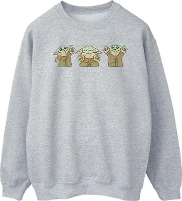 Produktbild von Star Wars - "The Mandalorian" Sweatshirt für Herren BI46732 (L) (Grau)