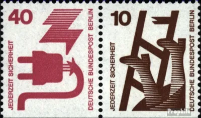 Produktbild von Briefmarken Berlin (West) 1974 Mi W52 gestempelt Unfallverhütung