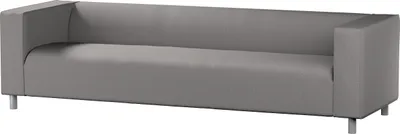 Produktbild von Dekoria Bezug für Klippan 4-Sitzer Sofa, grau, Bezug für Klippan 4-Sitzer