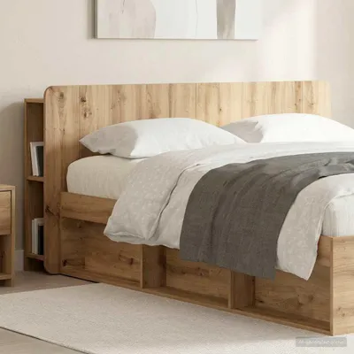 Imagen del producto de vidaXL Cabecero de armario, estilo "Artisan Oak", 140 cm, material de madera
