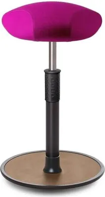 Produktbild von Sitz- Stehhocker Free Tall Triangel kvadrat Divina Mel. Pink schwarz /Natur.