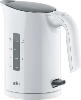 Produktbild von Braun 0X21010012, 1 l, 2200 W, Weiß, Wasserstandsanzeige, Filterung
