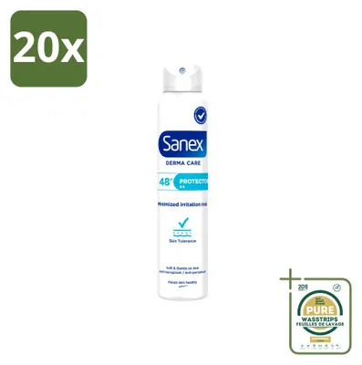 Productafbeelding van 20 x Sanex Dermo Protector Deodorant Spray - 200 ml - Voorraadverpakking - 20 stuks