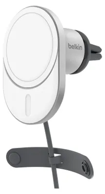 Obrázek produktu pro Belkin BoostCharge Pro, Auto, USB, Bezdrátové nabíjení, 1,5 m, Stříbrná, Bílá