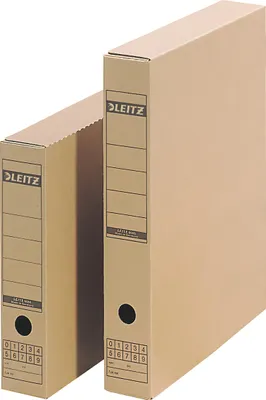 Produktbild von LEITZ 6085 ArchivSchachtel A3 mit Verschlusslasche naturbraun