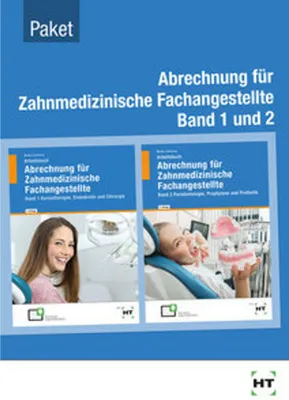 Obrázok produktu pre Paketangebot Abrechnung für Zahnmedizinische Fachangestellte Band 1 und 2