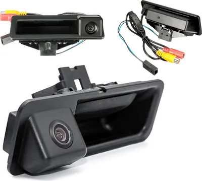 Produktbild von 170 Grad Weitwinkel Auto Nachtsicht Wasserdicht Rückfahrkamera im Koffergriff integriert für BMW E60 E61 E70 E71 E72 E82 E88 E84 E90 E91 E92 E93 X1 X5
