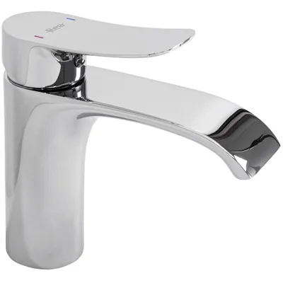 A studio shot of a chrome faucet.