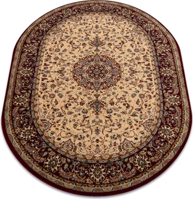 Immagine prodotto di Tappeto di lana POLONIA ovale Beshir Rosetta rubino chiaro 2 rosso 170x235 cm