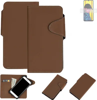 Produktbild von K-S-Trade Schutzhülle Klapphülle Kunstleder für Huawei nova Lite 3 braun Handy Hülle Wallet Case