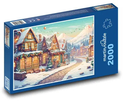 Obrázek produktu pro martinpuzzle - Puzzle 2000 - Vánoční vesnice