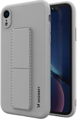 Obrázek produktu pro Silikonové pouzdro s nárazníkem a integrovaným magnetem pro Samsung Galaxy A42 (A425F) v šedé barvě