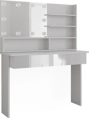 Produktbild von Schminktisch Vicco Azur Weiß 120 cm mit LED Beleuchtung, Model 42875