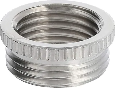 Immagine prodotto di Adattatore LAPP PG/M da PG11x1,41 a M16x1,5 MZM-PG/M rotondo con zigrinatura in ottone (CuZn) nichelato colore argento - 1 pezzo