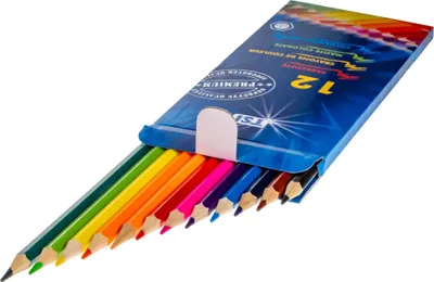 Produktbild von TSI Buntstifte 12er Packung, hexagonal