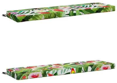 Imagen del producto de Cojines para bancos SOEST 2 uds. 100% Poliéster Multicolor