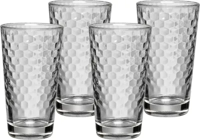 Obrázok produktu pre WMF Latte Macchiato Glas Honeycomb 4 teilig