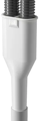 Abflussadapter 2-in-1 für Waschmaschine & Geschirrspüler, Y-Stück, Weiß