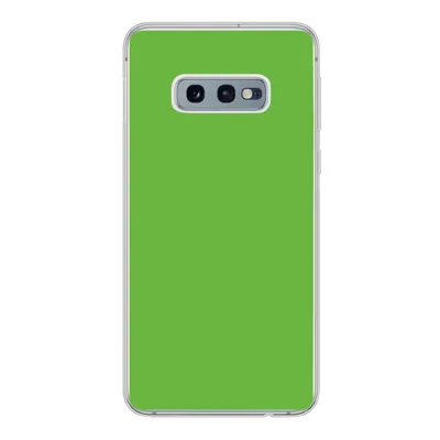 Produktbild von MuchoWow® Handyhülle Schutzhülle Hülle für Samsung Galaxy S10e Grün - Farben - Natur Silikon Softcase Handy Hülle - Handy
