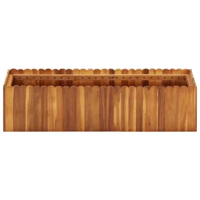 Immagine prodotto di vidaXL Letto rialzato da giardino 100 x 30 x 25 cm in legno massiccio di acacia