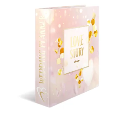 Image de HERMA classeur de mariage A4 LOVE Story rose