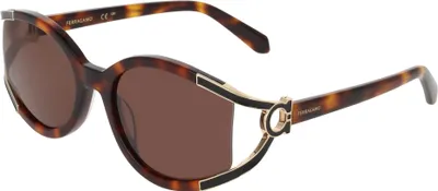 Produktbild von Ferragamo SF2111S Tortoise 56/20/130 Damen Sonnenbrillen