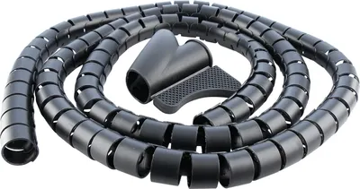 Obrázok produktu pre Schwaiger Kabelspiralschlauch 28mm 1,5 m Schwarz