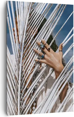 Produktbild von Bild auf Leinwand - Leinwandbild - Einteilig - Hände Finger Schmuck - 80x120cm - Wand Bild - Wanddeko - Wandbilder - Leinwanddruck - Wanddekoration - Leinwand bilder - Wandbild - PA80x120-4892