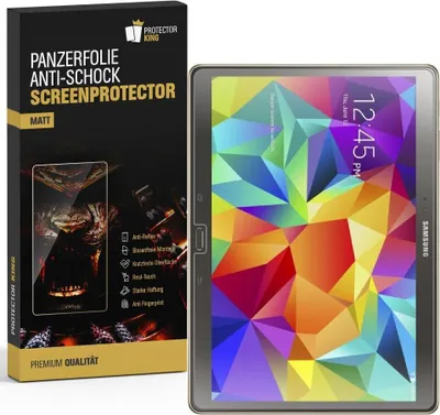 Produktbild von 3x Panzerfolie für Samsung Galaxy Tab S 10.5 ANTI-SCHOCK Displayschutzfolie MATT