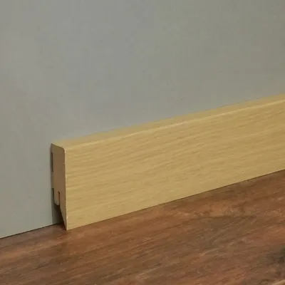 Produktbild von Sockelleiste / Fußleiste / Bodenleiste Lecco-127 (73459) - Eiche