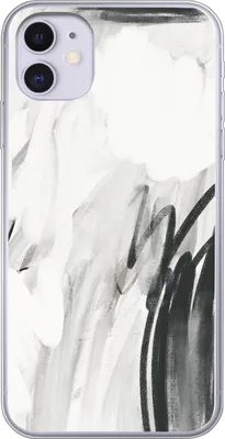 Obrázek produktu pro Kryt na mobilní telefon pro Apple iPhone 11 Umění - Černobílé - Abstraktní Silikonové měkké pouzdro