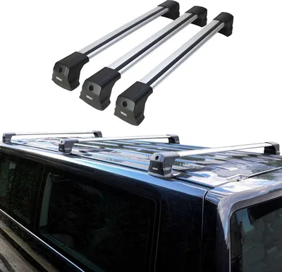 Zdjęcie produktu dla Bagażnik dachowy do Nissan NV200 2010-2023 aluminiowy srebrny 3x