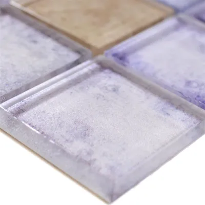 Produktbild von Glasmosaik Fliesen Clementine Blau