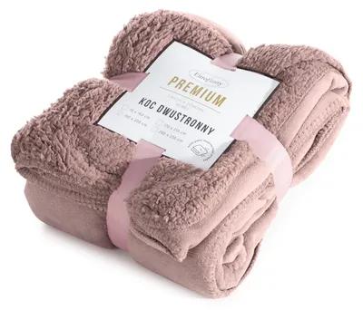 Immagine prodotto di Coperta per sedie 70x160 Tedy rosa double-face Eurofirany