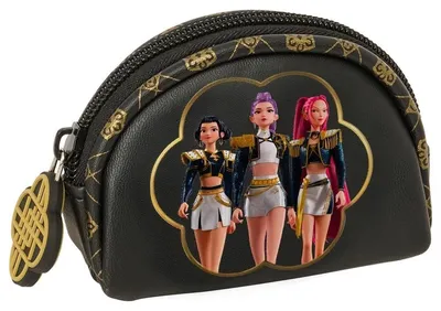 Zdjęcie produktu dla Portfel Safta K-pop Demon Hunters, czarny. Dziecięcy, czarny, uniwersalny rozmiar