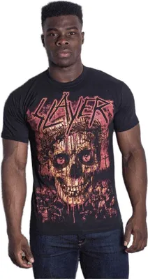 Produktbild von Slayer - T-Shirt für Herren/Damen Uni RO1817 (XL) (Schwarz)