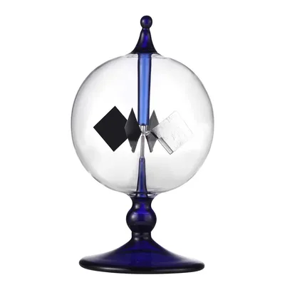Produktbild von Yilu Solar Crookes-Radiometer , Glas-Windrad, handgefertigt, Party- & Wohnaccessoire, dekoratives Geschenk für Zuhause
