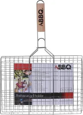 Produktbild von BBQ BBQ Grill Rack Holzgriff 34x24cm