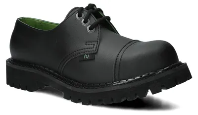 Produktbild von nagaba Stahlkappenschuhe, Kunstleder, Mikrofaser-Einlegesohle, Schwarz, 46