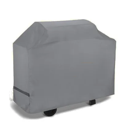 Produktbild von Grillschutzhüllen, Grillabdeckung Wetterfest mit Grillbürste, Gasgrill Abdeckung Grill Abdeckhaube, Wasserdicht, Winddicht, UV-Schutz, 162x61x122cm