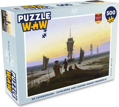 Obrázek produktu pro MuchoWow MuchoWow® Puzzle 500 ks Fáze života - Obraz, Caspar David Friedrich