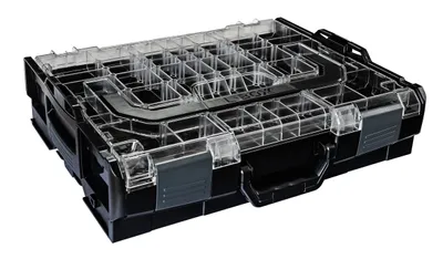 Obrázek produktu pro L-BOXX 102, Černá, Průhledná, 378 x 313 x 65 mm, 445 mm, 358 mm, 118 mm, 2,5 kg
