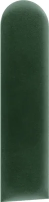 Produktbild von 4x sossai Toppa - Wandpaneel gepolstert, Halbkreis 15 x 60 cm, Grün