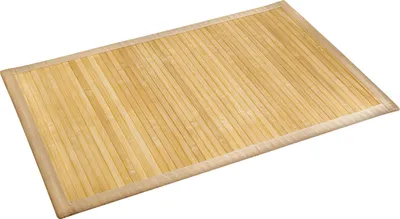 Produktbild von WENKO Bade Matte Vorleger Teppich Dusche BAMBOO Natur 80x50cm Bad Dusche WC