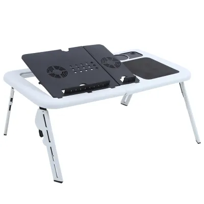 Obrázok produktu pre Prenosný notebook, skladací prenosný stolík do auta, pohovka, stojan, podnos, ventilátor